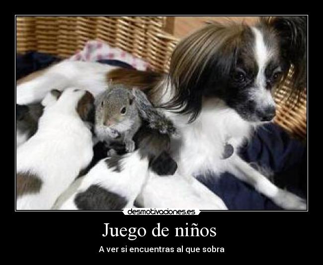 Juego de niños - A ver si encuentras al que sobra