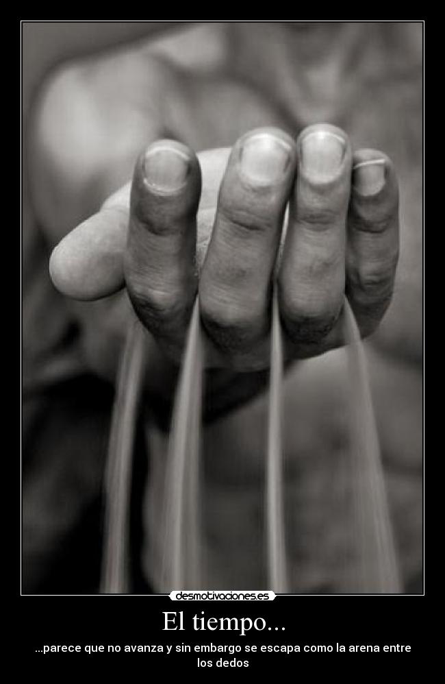 El tiempo... -