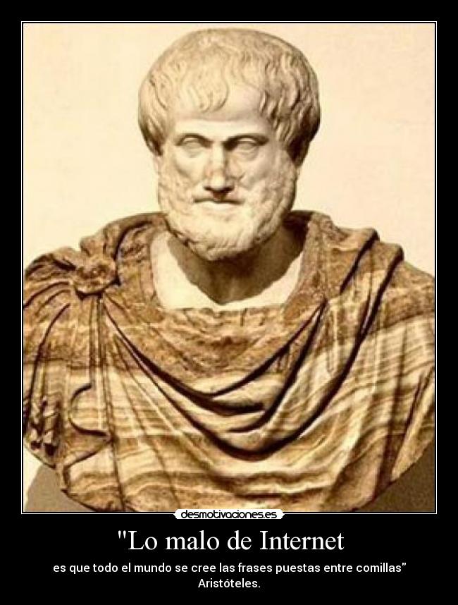 Lo malo de Internet -