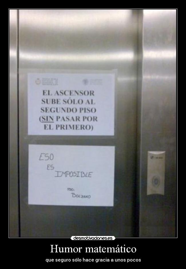 Humor matemático - 