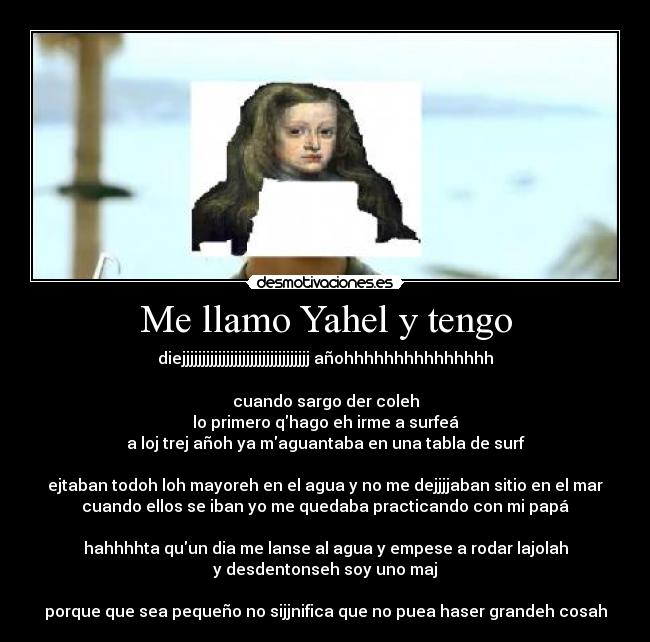 Me llamo Yahel y tengo - 