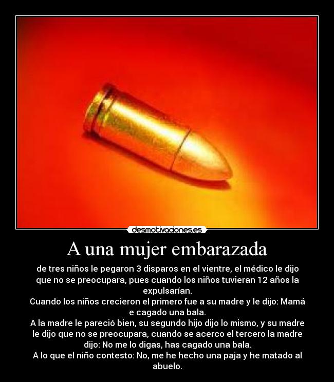 A una mujer embarazada - 