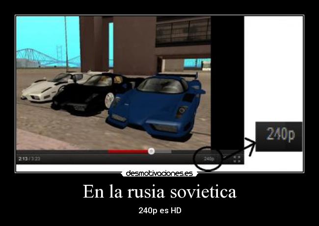 En la rusia sovietica - 240p es HD