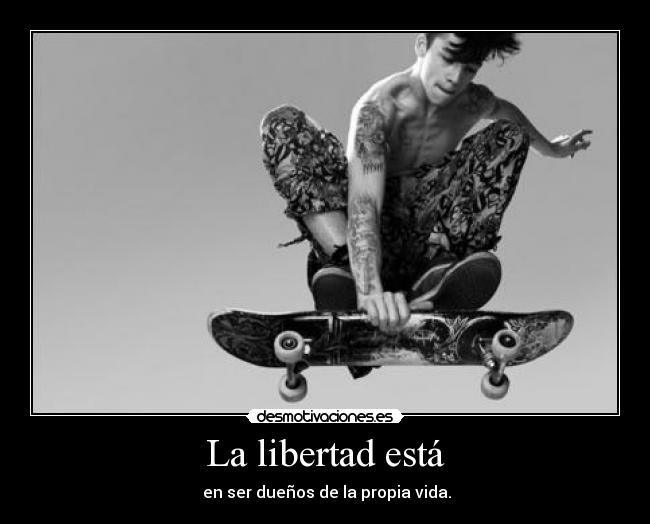 La libertad está -