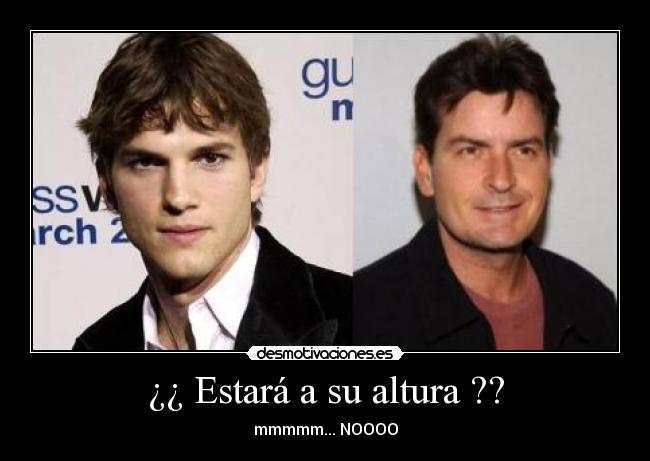 ¿¿ Estará a su altura ?? -