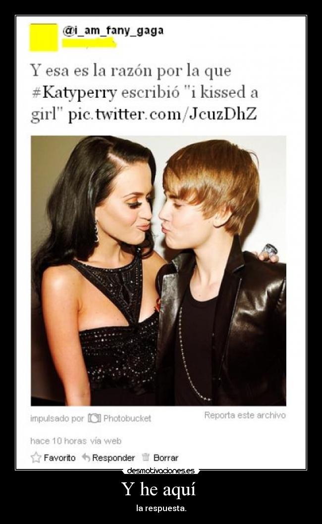 Y he aquí - la respuesta.