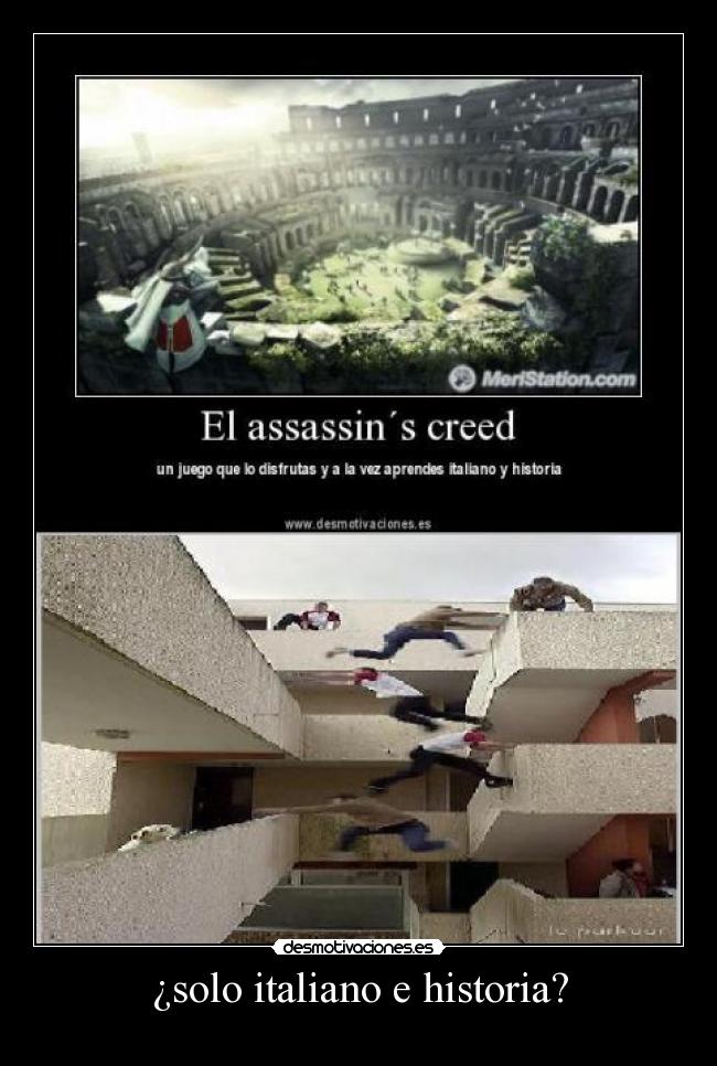 ¿solo italiano e historia? -