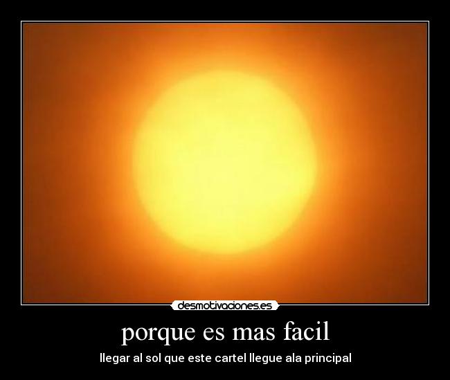 porque es mas facil -