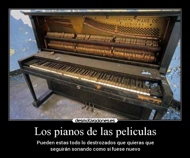 Los pianos de las peliculas - 