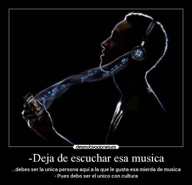 carteles musica musica metal audifonos desmotivaciones