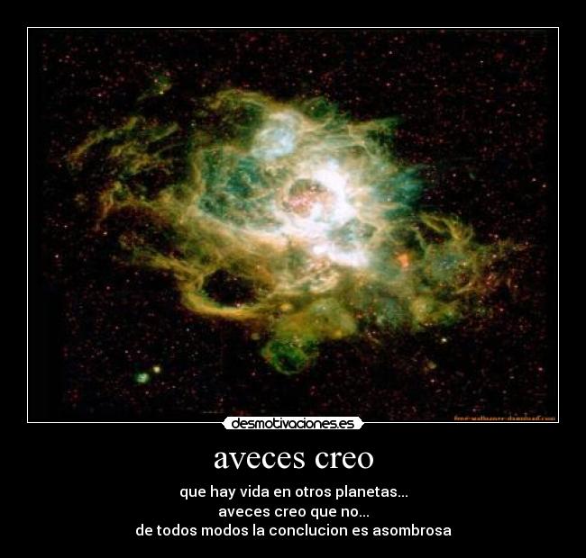 aveces creo -