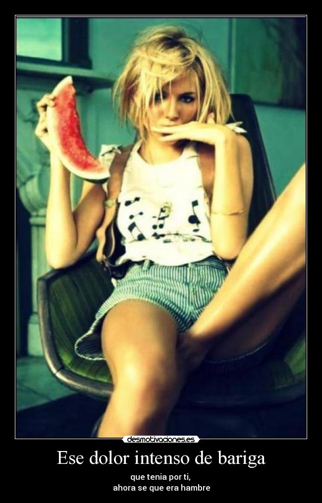 Ese dolor intenso de bariga -