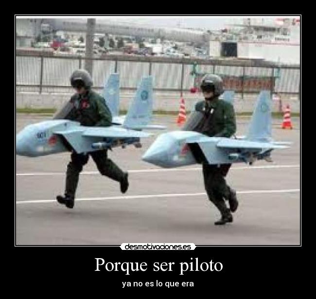 Porque ser piloto - ya no es lo que era