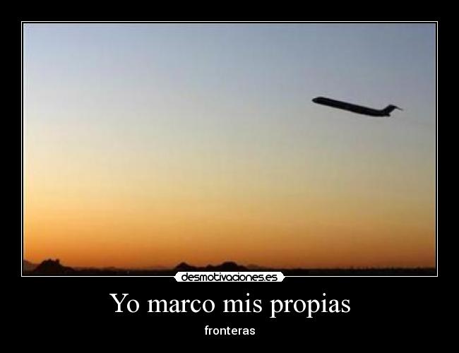 Yo marco mis propias - 