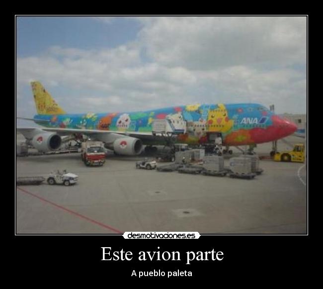 Este avion parte -