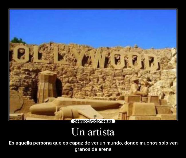 Un artista -