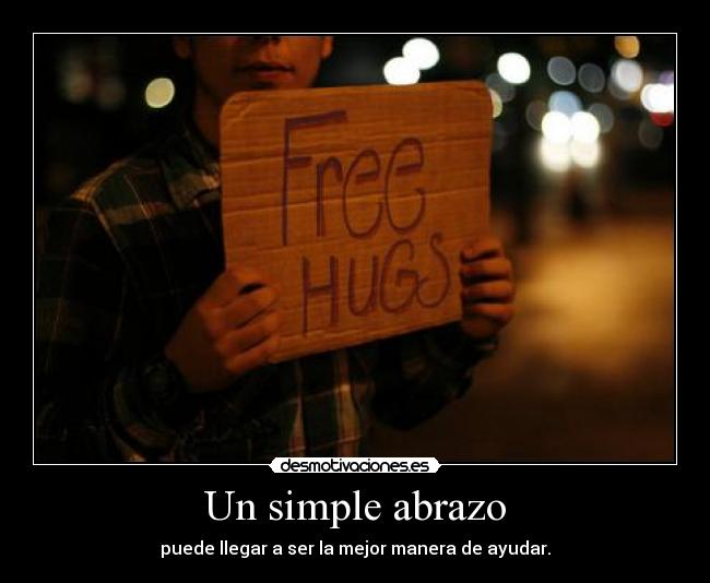 Un simple abrazo -