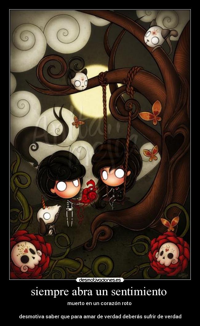 siempre abra un sentimiento  - 