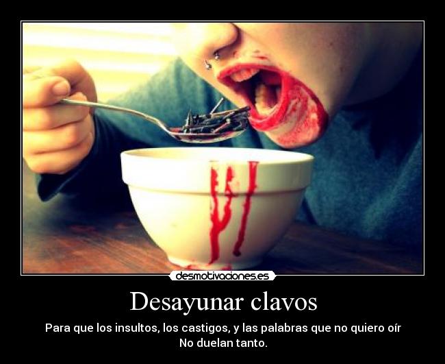 carteles desayuno potente para aguantar todo dia e_e desmotivaciones