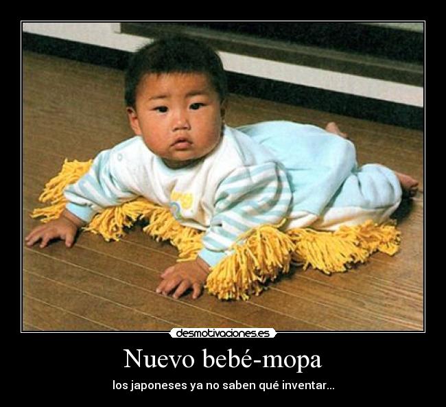 Nuevo bebé-mopa -