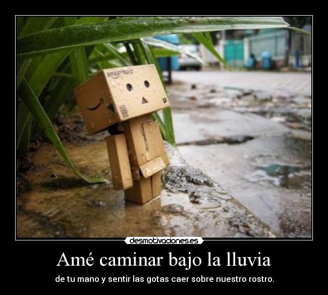 Amé caminar bajo la lluvia - 