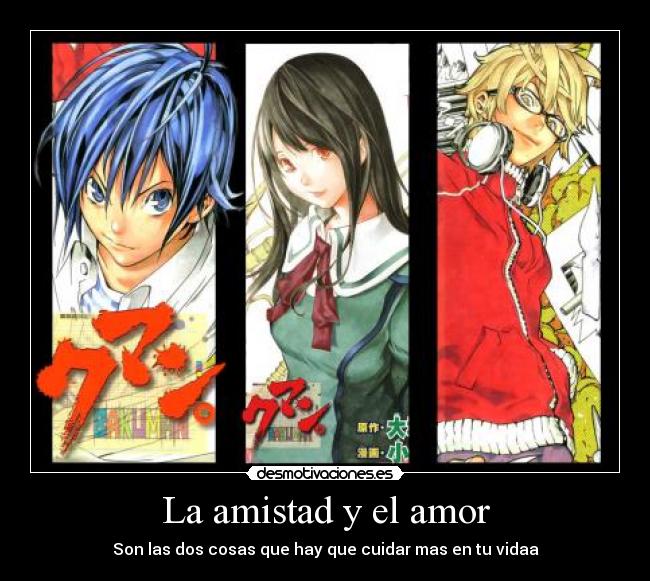 La amistad y el amor -