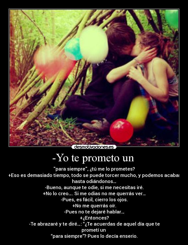 -Yo te prometo un  - 