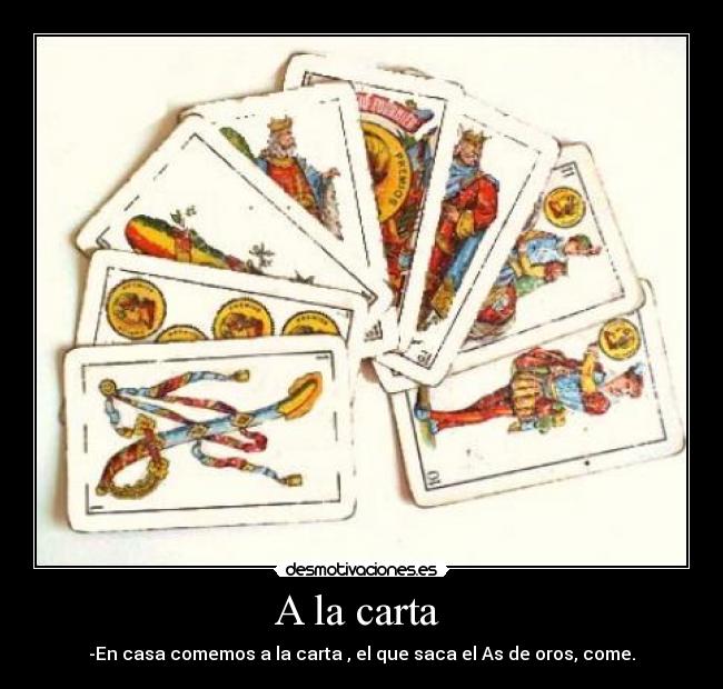 A la carta  - 