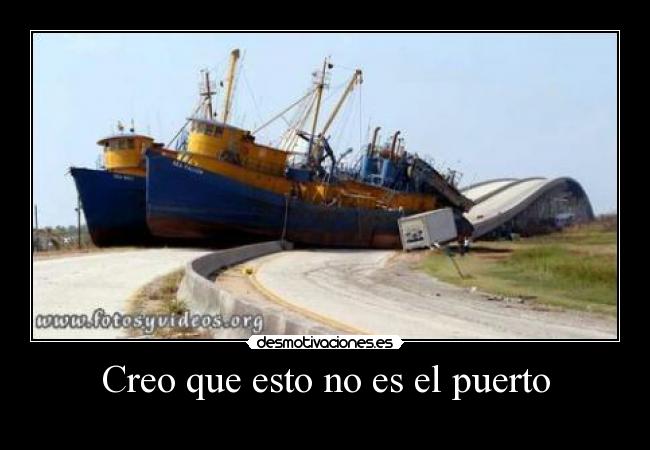 Creo que esto no es el puerto -