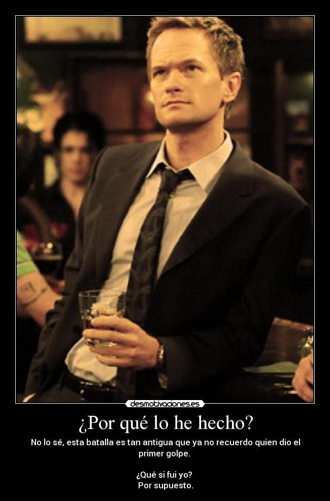 ¿Por qué lo he hecho? - 