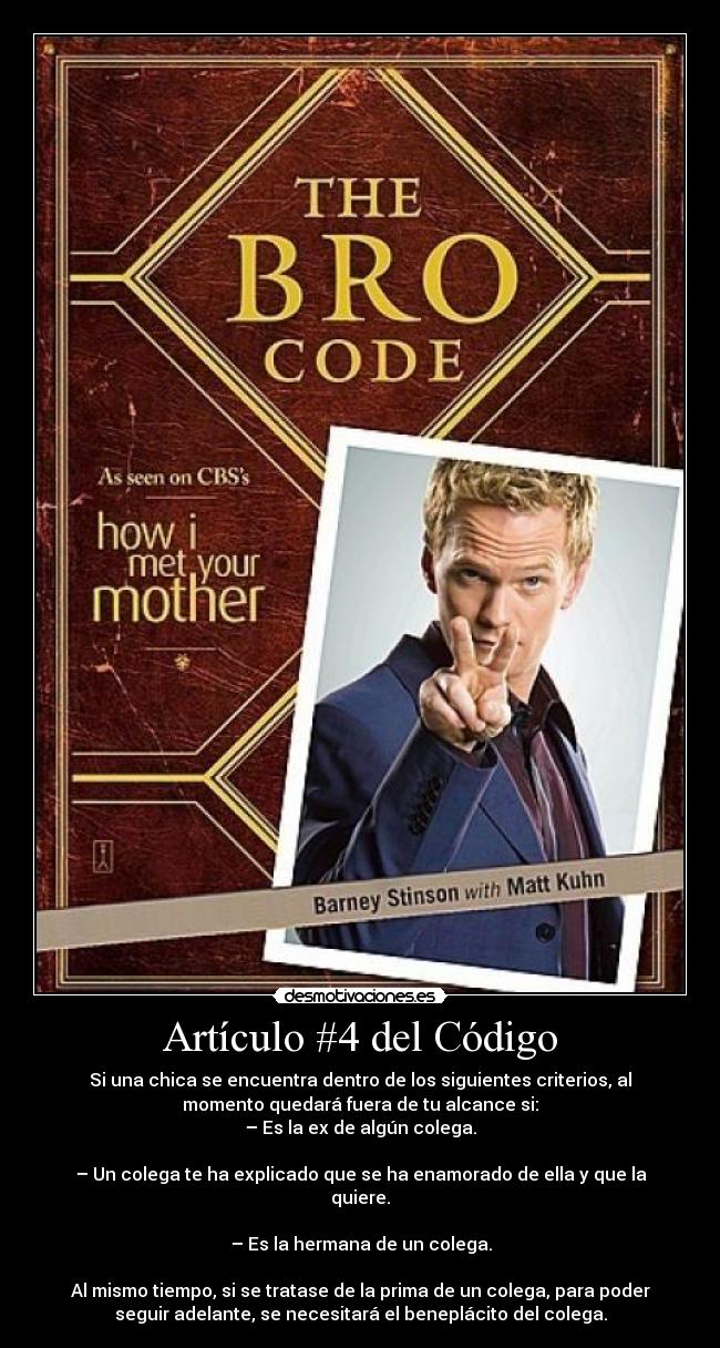 Artículo #4 del Código - 