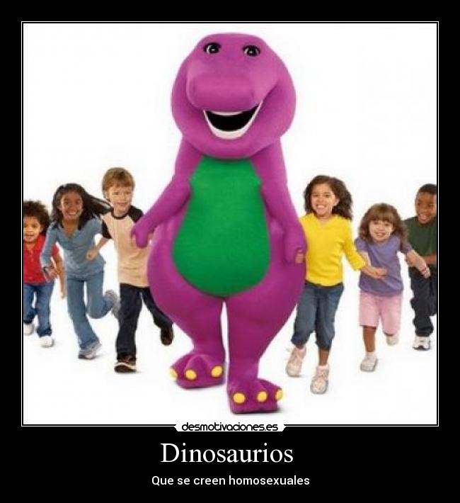 Dinosaurios - Que se creen homosexuales