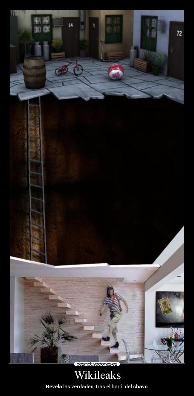 Wikileaks - Revela las verdades, tras el barril del chavo.