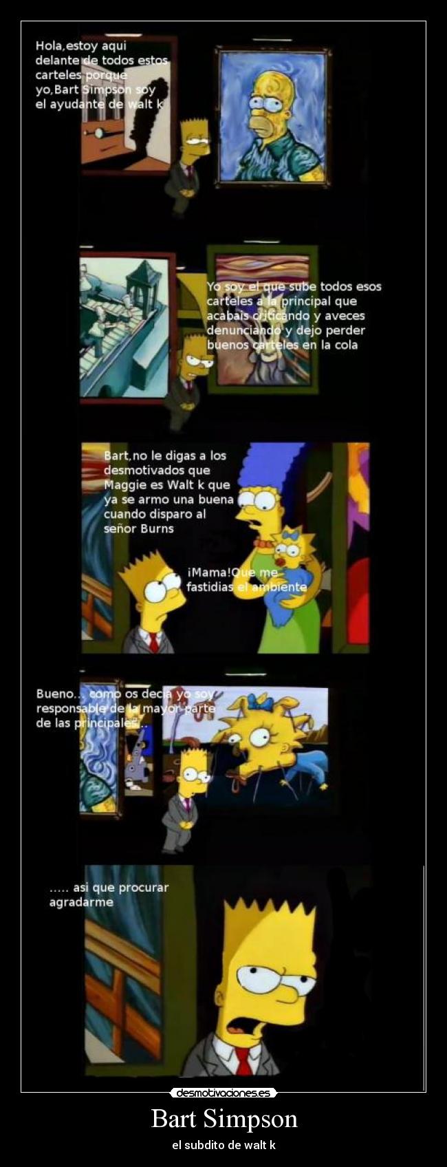 Bart Simpson - el subdito de walt k
