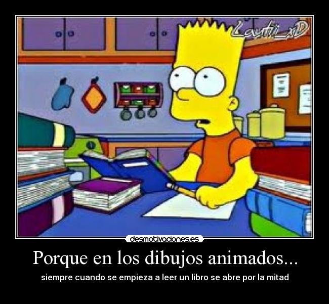 porque en los dibujos animados desmotivaciones