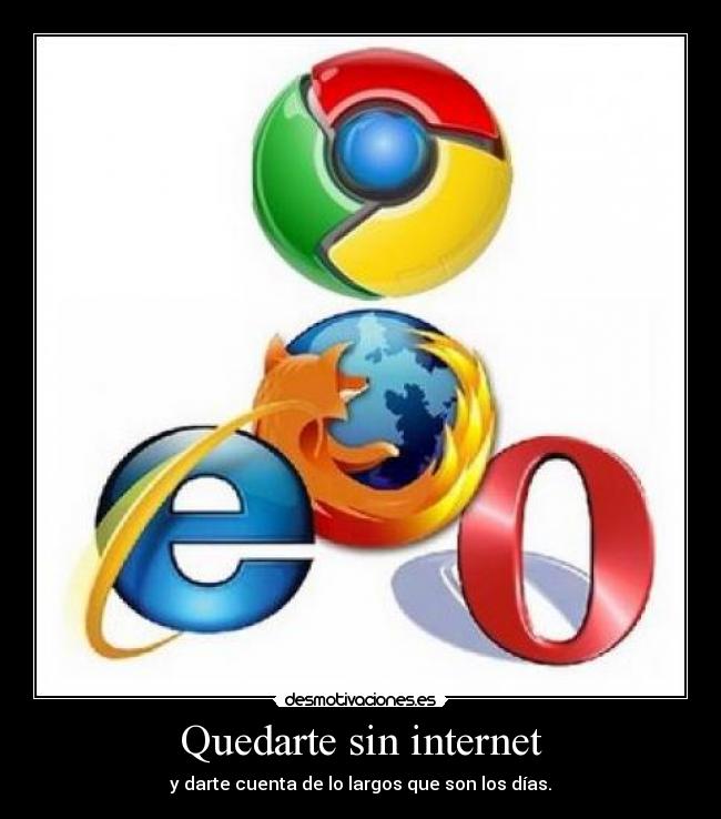 Quedarte sin internet - 