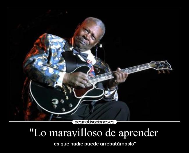 Lo maravilloso de aprender -