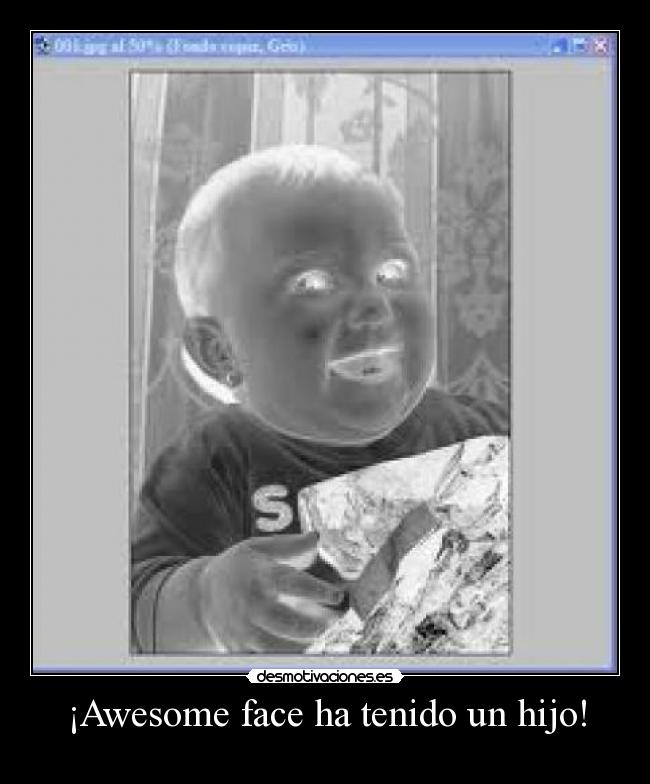 ¡Awesome face ha tenido un hijo! -
