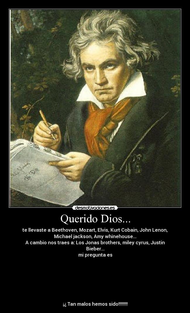 Querido Dios... -