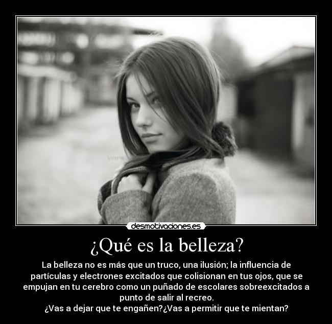 ¿Qué es la belleza? -