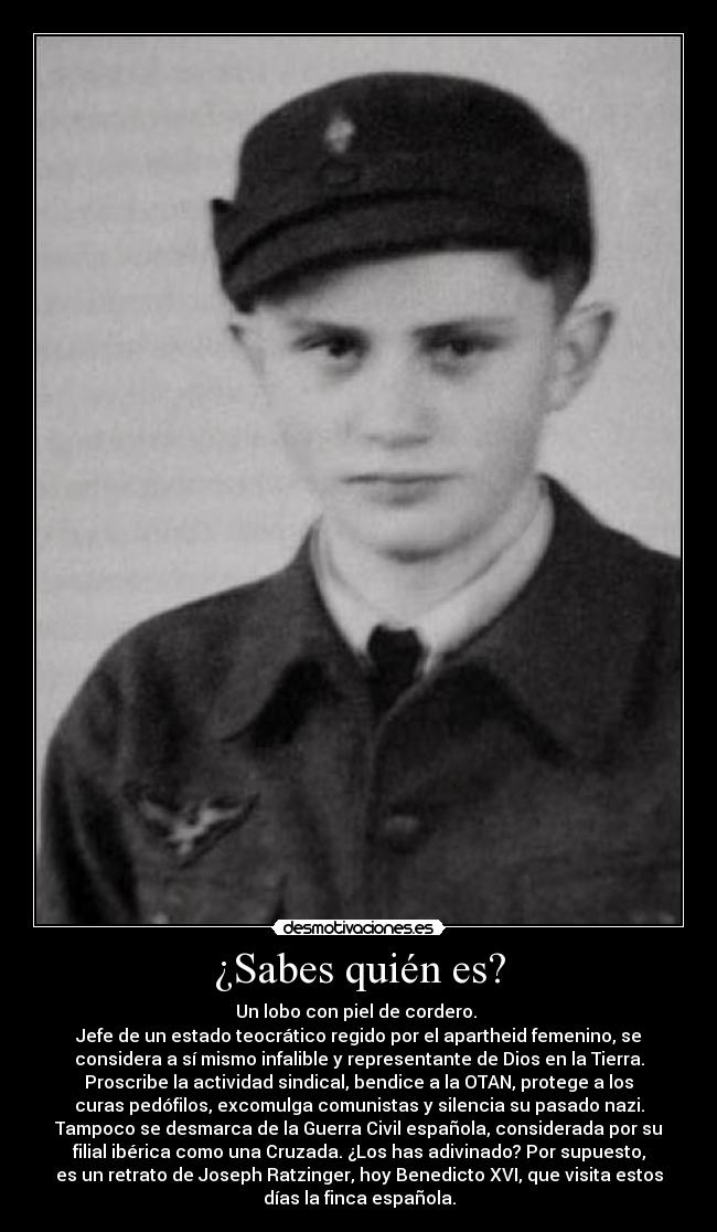 ¿Sabes quién es? -