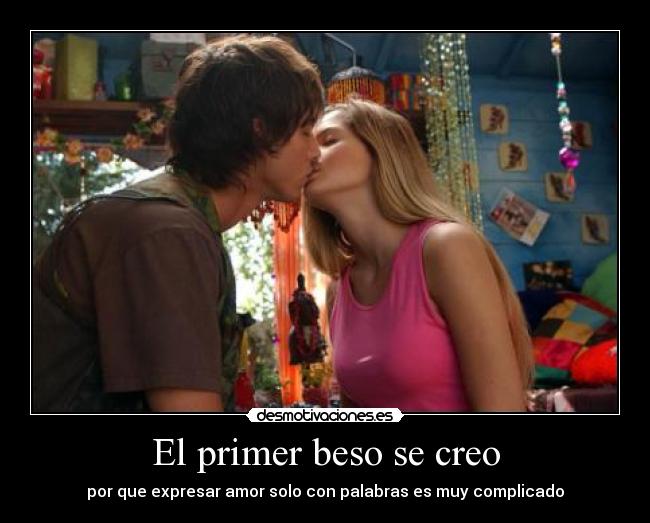 carteles beso amor explicar complicado desmotivaciones