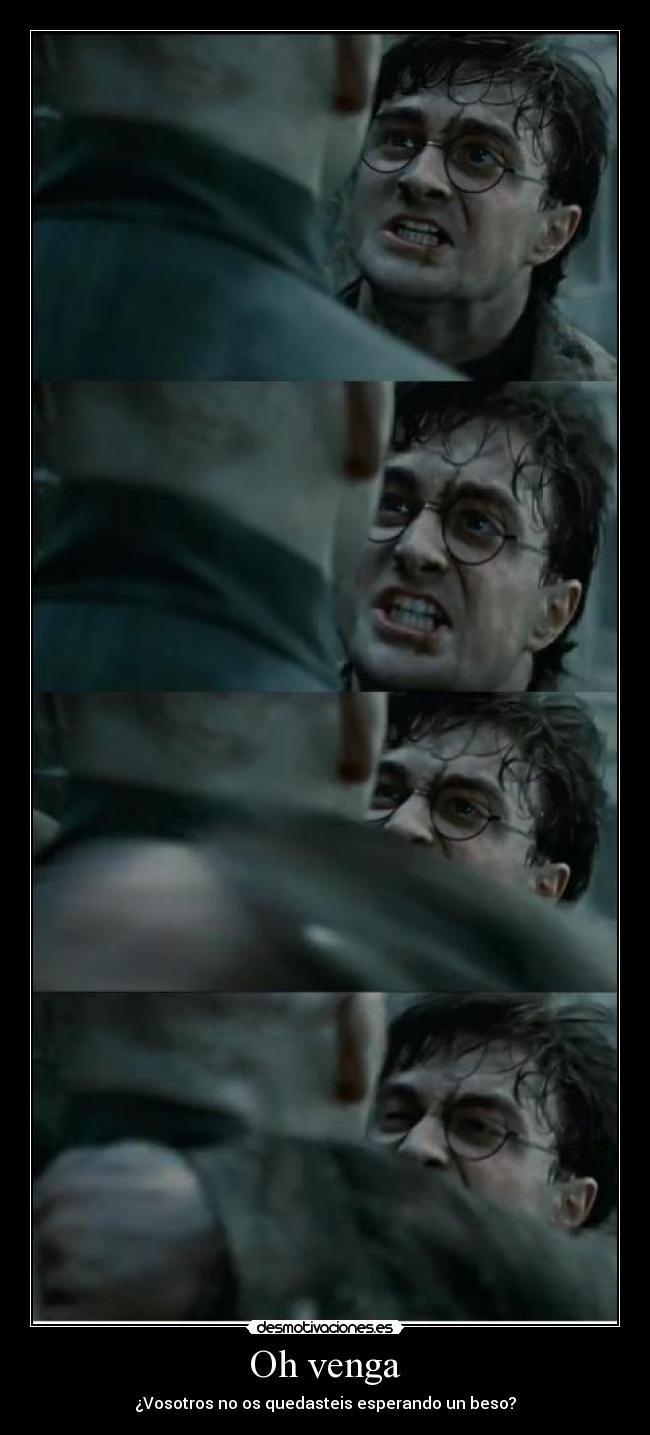 Oh venga - ¿Vosotros no os quedasteis esperando un beso?