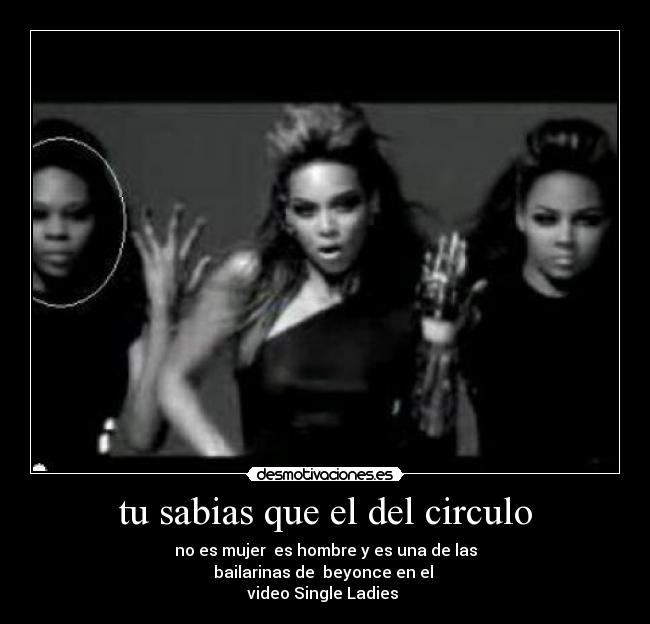 tu sabias que el del circulo - 