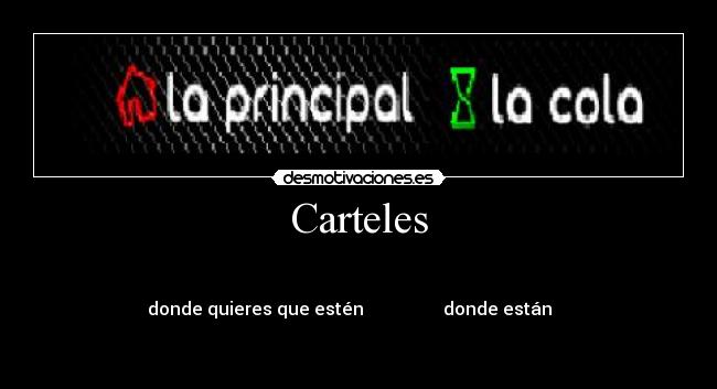 Carteles -