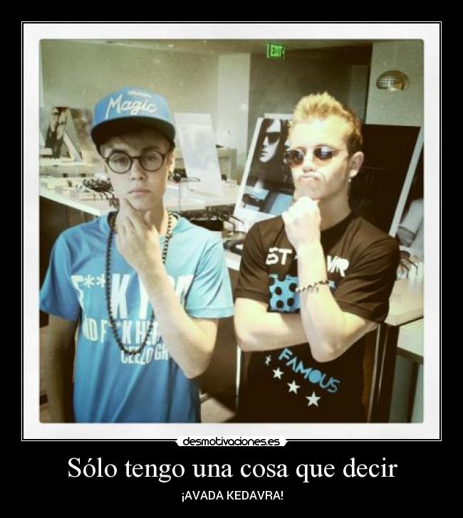 carteles harry potter justin bieber avada kedavra desmotivacion maxima desmotivaciones