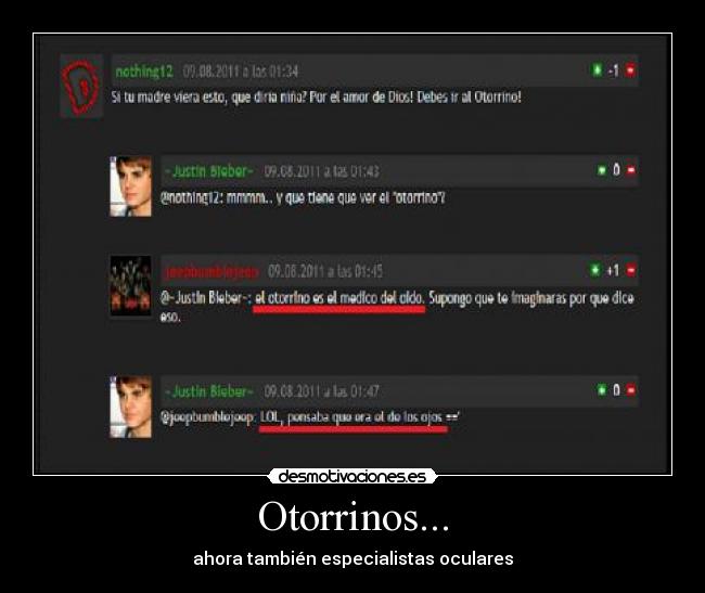 Otorrinos... - ahora también especialistas oculares