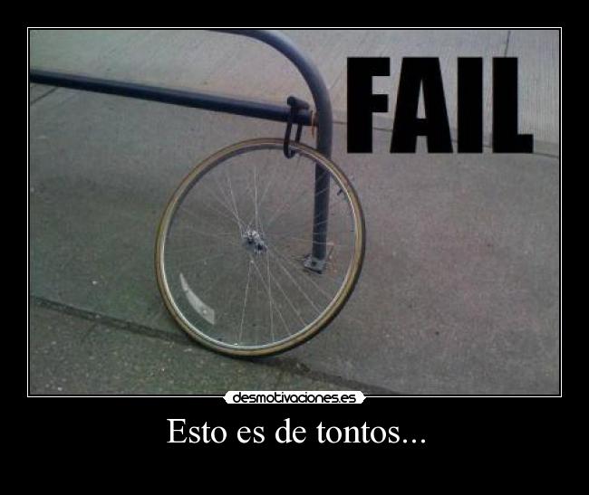 Esto es de tontos... -