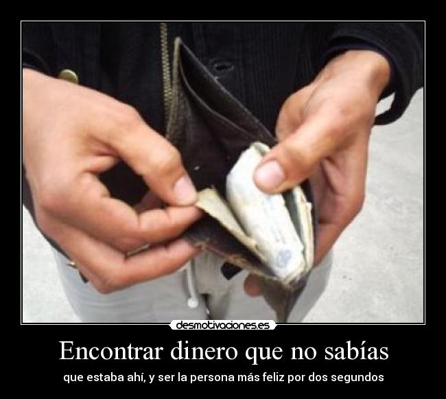 Encontrar dinero que no sabías - 