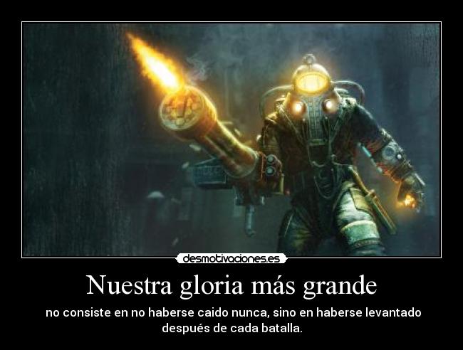 carteles batalla gloria desmotivaciones